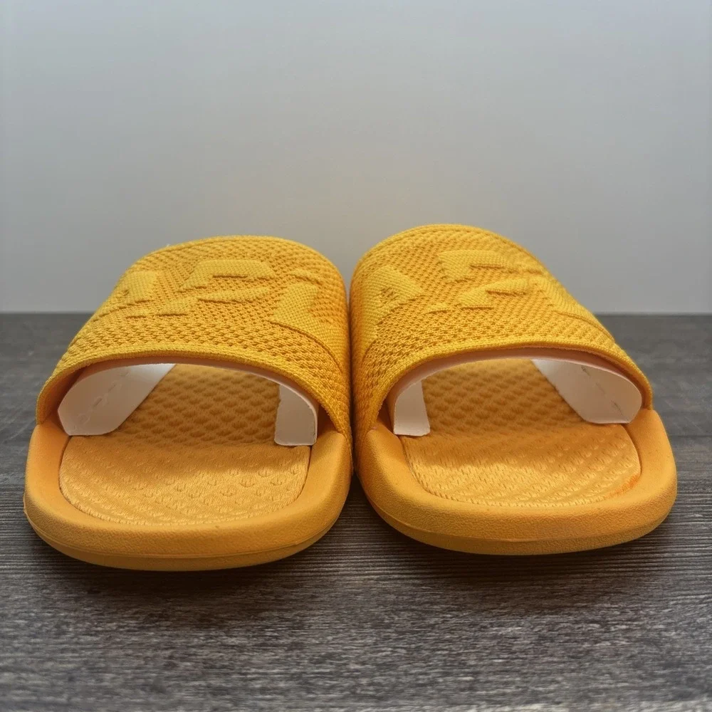 APL Slides Men's 11 BL TechLoom Mango Sandals $130‎ NEW Defect